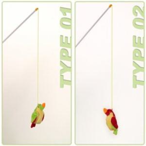 펫모닝 pmc315 소리나는 캣닢 앵무새 낚시대