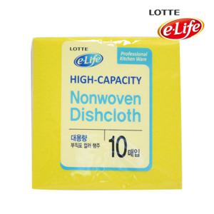 119304 롯데 부직포행주 (대용량) 38 X 38 10매입