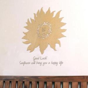 아트박스/디자인베이 [우드스티커] 우든해바라기 (컬러완제품)