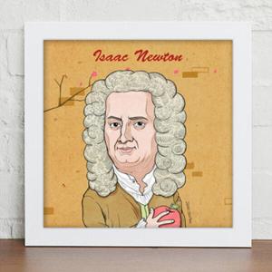 아트박스/꾸밈 cx340-세계의위인열전_과학자들의캐리커쳐_인테리