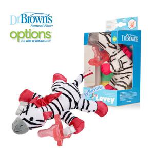 닥터브라운 인형 노리개젖꼭지(얼룩말) (신생아,유아,아기,공갈)