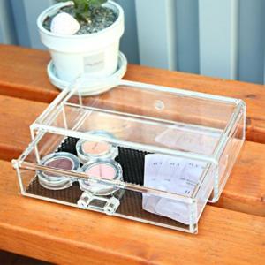 아크릴 화장품 정리함 1단 서랍식보관함