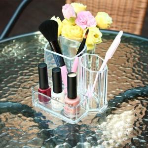 아크릴 화장품 정리함 다용도꽂이