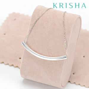 [크리샤]실버 스틱 체인 목걸이_KSN0047