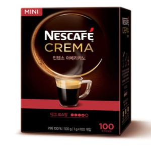 [네스카페] 원두커피 수프리모크레마 인텐소 1g*100T