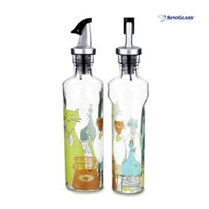 시노글라스 전사오일병 350ml 2P/고양이