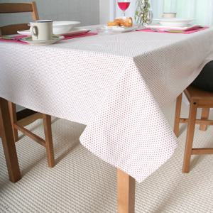 스피어 테이블보-핑크,브라운(6인)