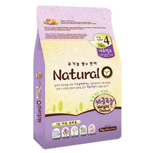 네츄럴오 고양이 체중조절사료 1kg+간식증정/ 유기농사료