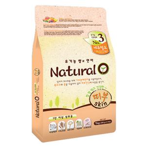 네츄럴오 피부모질 1kg+간식 고양이사료/유기농사료