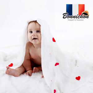 보니숑 무형광 2중거즈블랭킷 아기담요 신생아 출산 선물 준비물