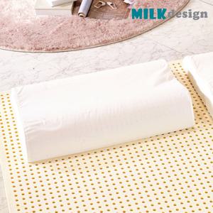 [밀크 디자인]순면 40수 굴곡 XXL 베개 커버/특대형 굴곡형