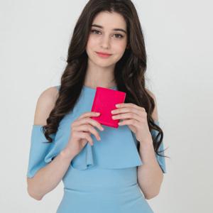 프롬비 마이필링 소가죽 반지갑