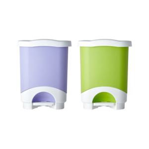락앤락 똔따렐리 페달휴지통 18L_라이트퍼플/그린 (TTL402)