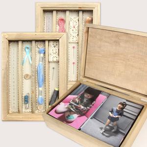 대용량 사진보관함 포토박스 다용도 정리함