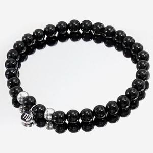 별자리+이니셜 각인 오닉스 Bracelet