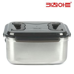 키친아트 다용도 밀폐용기 스텐 김치통 9.5L