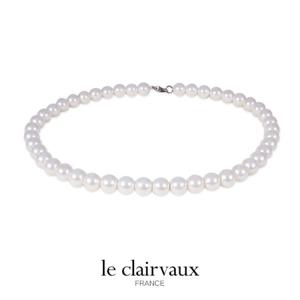 [르클레보] 10mm핵진주 46cm비드목걸이