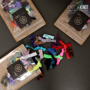 [KNOTXKNOT]핸드메이드 헤어타이 고무줄 풀패키지