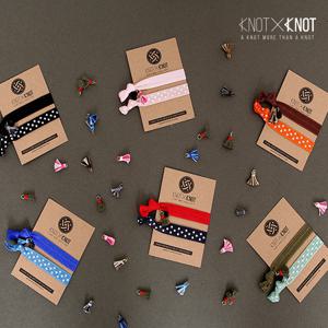 [KNOTXKNOT] 믹스타슬& 도트헤어타이set