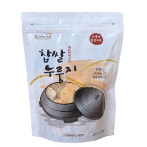 [라이스웰]황동판에 구운 찹쌀누룽지180g