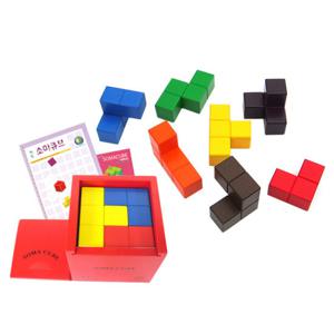 (가베가족)KS1503 큰솔 빨간통 칼라소마큐브 1단계