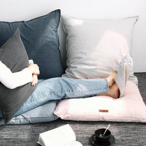 빈티지 코튼 대쿠션/대방석커버 (70X70)