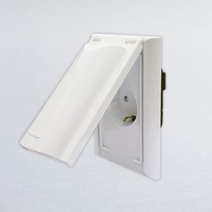 슬림화이트 방우형1구콘센트
