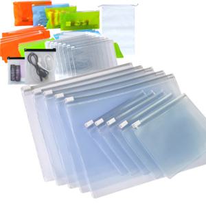 PVC슬라이드지퍼백/반투명-18x15(10장)/주문제작