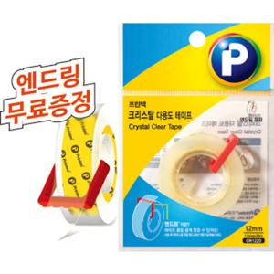 크리스탈테이프(리필  CR1220  12mm x 20m 프린텍)