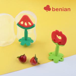 [베니앙]실리콘 과일치아발육기/수박/사과치발기/3개월이상