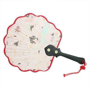 [박씨상방] (국내제작)한지 연옆선부채-모자이크 22형