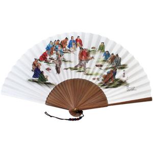 [박씨상방] 오죽선대 한지접부채-씨름 53형