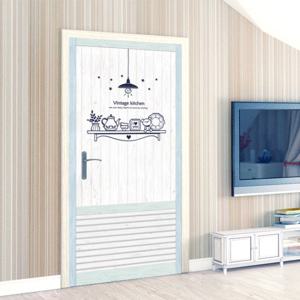 현관문시트지 리폼 무늬목 / 빈티지 키친 ver.1(에어프리)