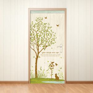 현관문시트지 리폼 무늬목 / 유레이즈미업 A(우드패널)