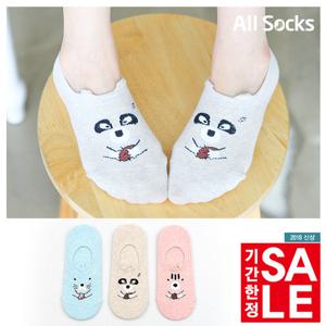 [올삭스페이크삭스] 도리도리 페이크삭스 양말 여성덧신