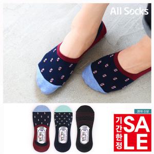 [올삭스페이크삭스]밀착더블밴드 토리노페이크삭스 남성덧신양말