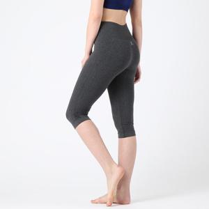 [DANSKIN] DN50003B 심리스 사이드 셔링 7부 레깅스 Charcoal