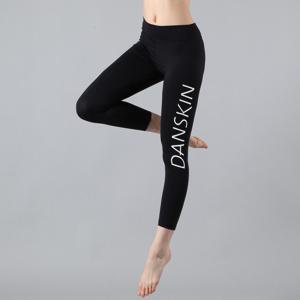 [DANSKIN] DN50007B 단스킨 로고 9부 레깅스 Black