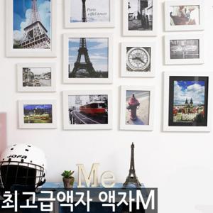 -Wood Photo Frame- 벽걸이+탁상용겸용 사진액자세트