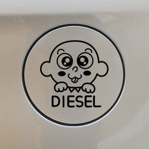 주유구스티커_왕눈이 DIESEL