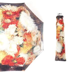 명화 3단 양산 [국화꽃다발] [K0524]