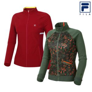 [FILA] 여성 변형 카모 스트레치 저지 트레이닝 자켓
