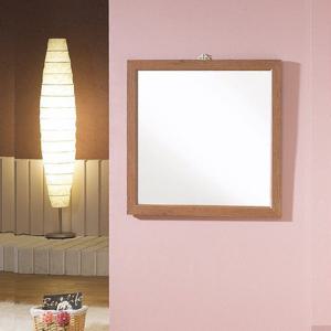 [미소비즈] 우드웰 정사각 벽걸이 800 거울