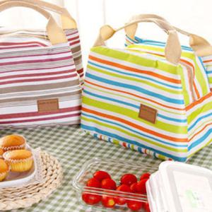 [엔비/98]스트라이프 보냉가방/어린이집가방/도시락가방