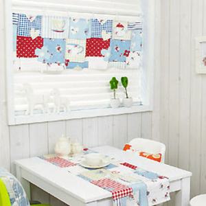 [리빙데코]티타임 러너겸용바란스커튼+봉+집게링 주문제작