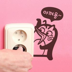 에코캠페인시리즈2탄 펭키 / 포인트 스위치스티커