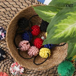 [KNOTXKNOT] 하와이언 수술볼 헤어밴드