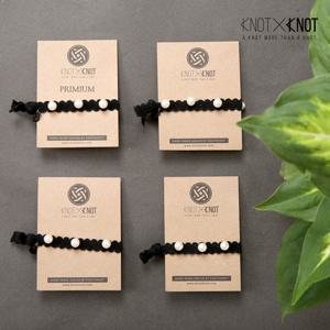 [KNOTXKNOT] 프리미엄레이스 진주징장식 엘라스틱헤어타이