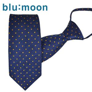 [blumoon] 블루문 자동/지퍼넥타이 - 코코넛 네이비 8cm