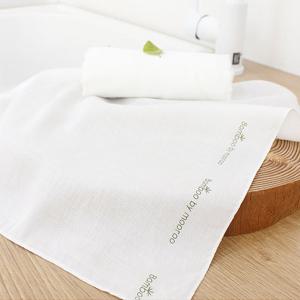 [무루]순수 대나무 100% 대형 엠보손수건 5장